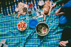 Blauschimmelkäsesalat