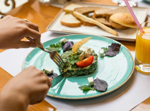 Blauschimmelkäsesalat