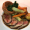 Sunday Roast (Lunch Time Only 12Pm To 3.30Pm) Aged Hereford Sirloin, Yorkshire Pudding, Horseradish Sauce With