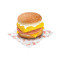 Zhī Shì Huǒ Tuǐ Dàn Bāo/Ham Cheese Egg Burger