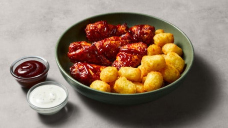 Bulls'-Eye Bbq Wings Tots Combo