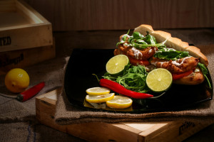 Big Fish Sandwich-Mahlzeit