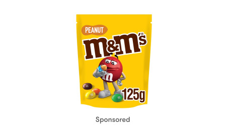 M&M's Peanut Chocolate Sharing Bag 125G