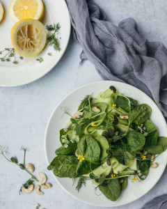 Spinatsalat