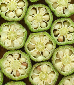 Gebratene Okra