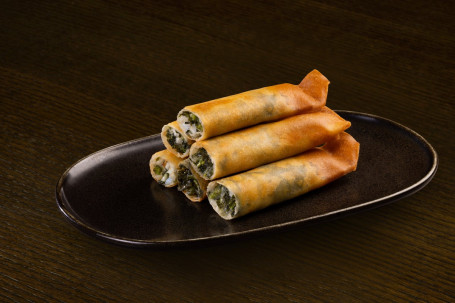 Xuě Cài Huáng Yú Chūn Juǎn (6Jiàn Yellow Croaker With Pickled Cabbage Spring Rolls (6Pcs