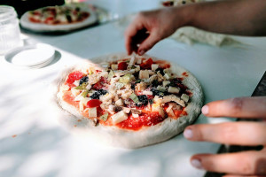 Thunfischpizza