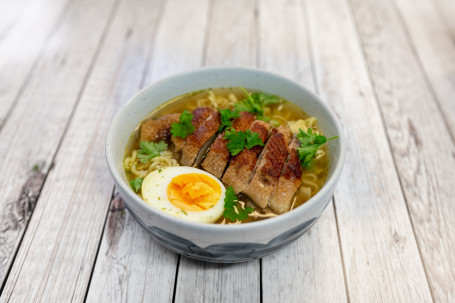 Roast Duck Ramen Soup Noodles Shāo Yā Lā Miàn