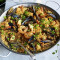 Paella Mit Meeresfrüchten