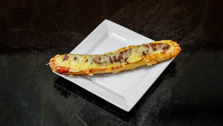 Hot Dog And Cheese Baguette