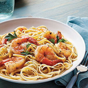 Garnelen Scampi Linguine