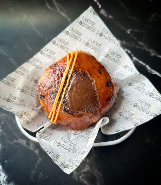 Smoked Chocolate Hazelnut Brûlée Doughnut