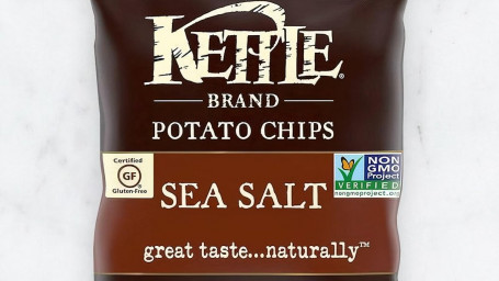 Kettle Brand Meersalz-Kartoffelchips, 1 Unze