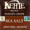 Kettle Brand Meersalz-Kartoffelchips, 1 Unze