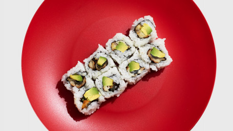 Unagi- Und Avocado-Rolle