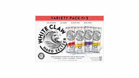 White Claw Hard Seltzer Variety Pack Number 3 Cans (12 Oz X 12 Ct)