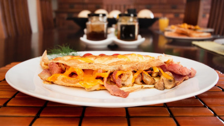 Bacon-Versuchung-Omelette