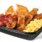 Jumbo Frühstück Platter W/ Bacon Mit Französisch Toast Sticks