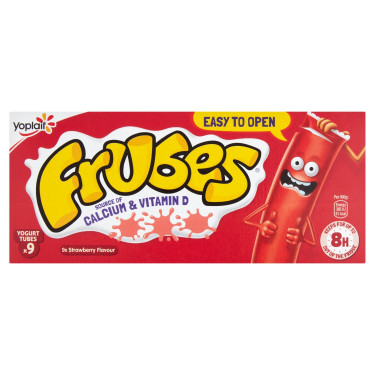 Petit Filous Frubes Strawberry Flavour 9X37G