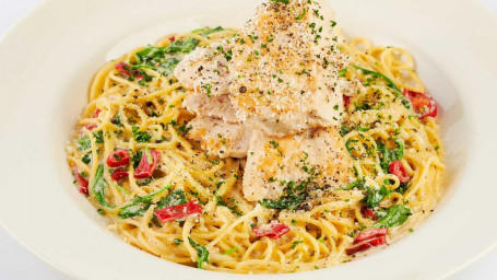 Cacio E Pepe Pasta Mit Hühnchen