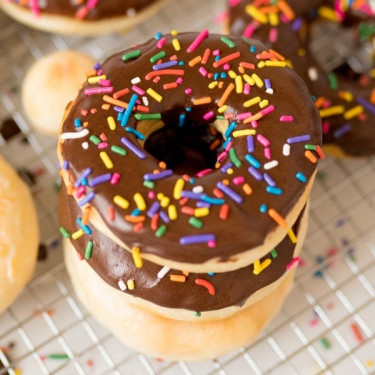 Selbstgemachte Donuts