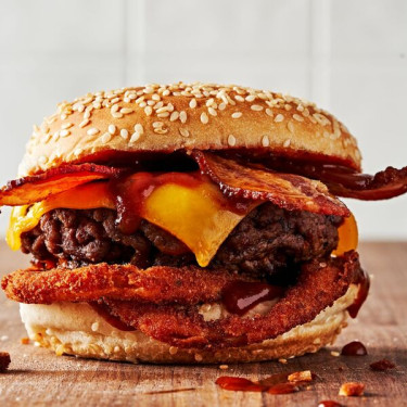 Großer Bacon Bbq Burger