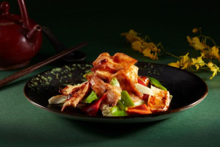 Jīng Chéng Huí Guō Ròu Sautéed Sliced Pork With Red Green Pepper