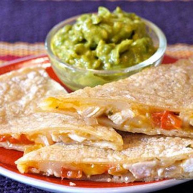 Hühnchen-Fajita-Quesadilla