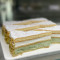 Pistachio Ricotta Mousse Cake Slice