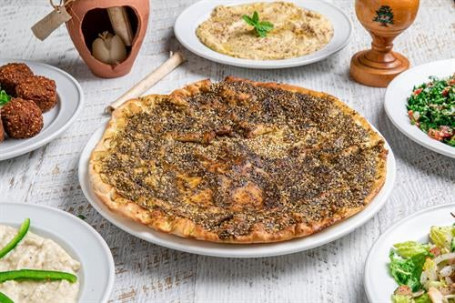 Za rsquo;atar Man rsquo;ouche ndash; Pizza Bread With Herbs