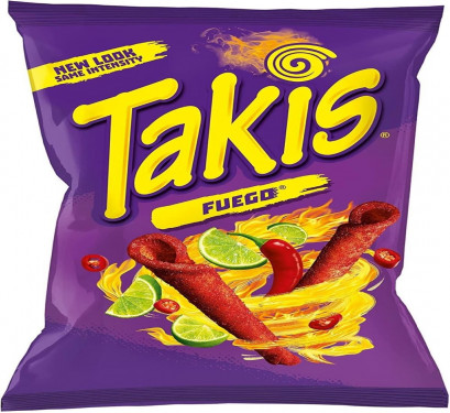 Takis Fuego Hot Chili Pepper Lime Tortilla Chips 180G