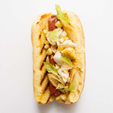 Einfacher Hot Dog