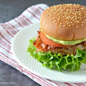 Hähnchen-Blt-Burger