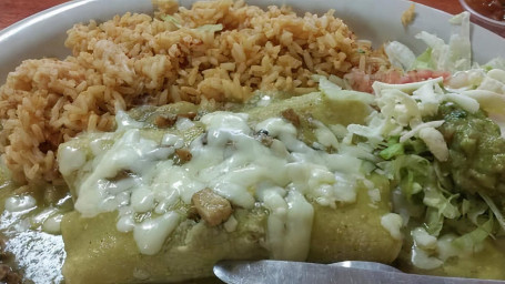 1. Enchiladas With Green Sauce