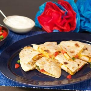 Gegrillte Quesadilla