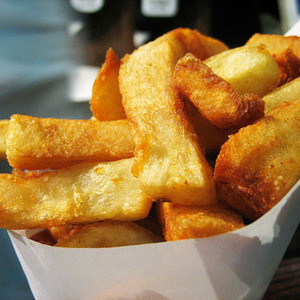 Frisch Geschnittene Pommes Frites