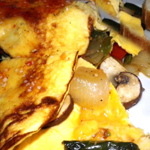 Vegetarische Omelette