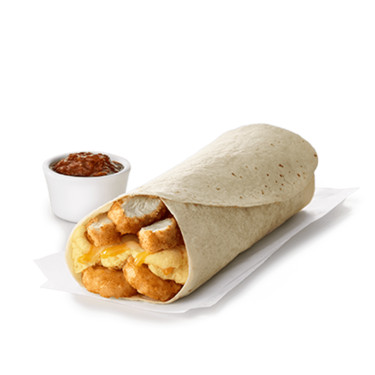 Hash Brown Scramble Burrito Mahlzeit