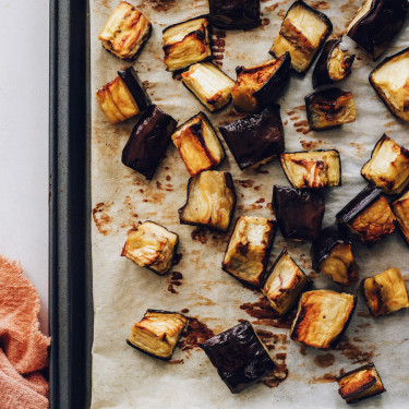 Gebratene Aubergine