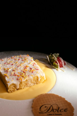 Classic Retro Sprinkles Cake Custard