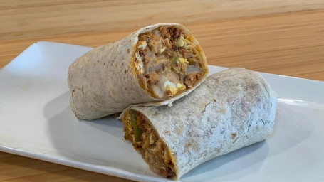 Frühstücks-Burrito Mit Steak Und Eiern