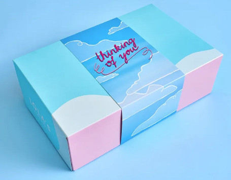 Box Of 6 Cupcakes With Thinking Of You Band