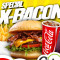 X-Bacon Com Coca Batata Frita E Açaí 180Ml Grátis