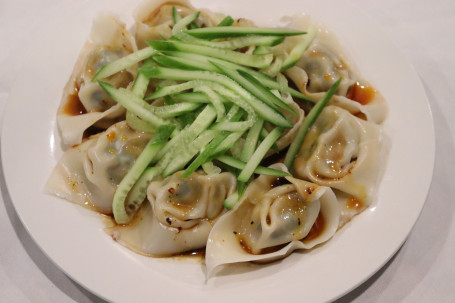 Pork Wonton With Chilli Oil Sesame Sauce (10)