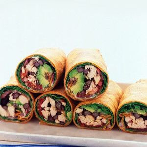 Hähnchen Avocado Wrap