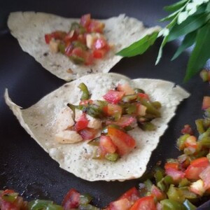 Käse Masala Papad