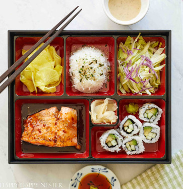 Lachs Teriyaki Bento Box