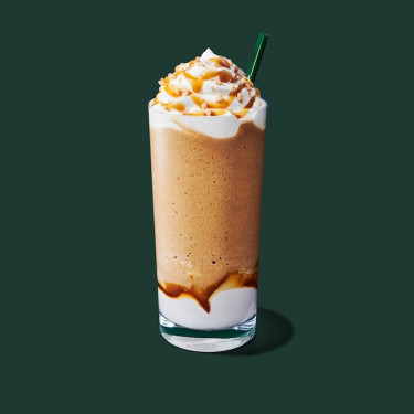 Karamell Ribbon Crunch Crème Frappuccino Mixgetränk