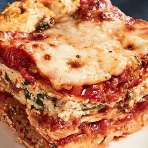 Gebackene Fleischlasagne