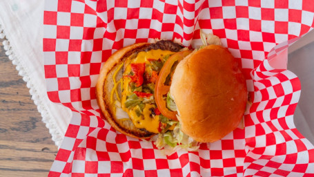 7. Green Chile Cheeseburger